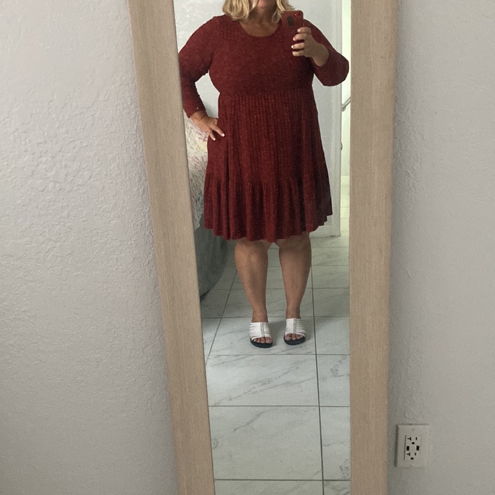 Torrid Red Baby doll dress